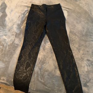 Black pants INC international concepts snake
